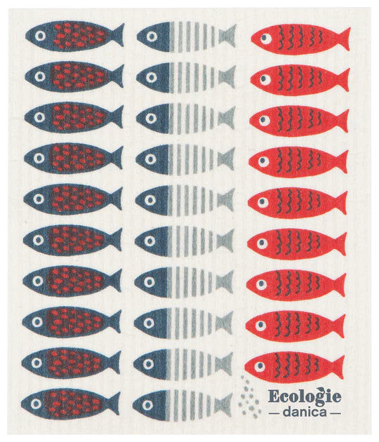 Little Fish Sponge Cloth